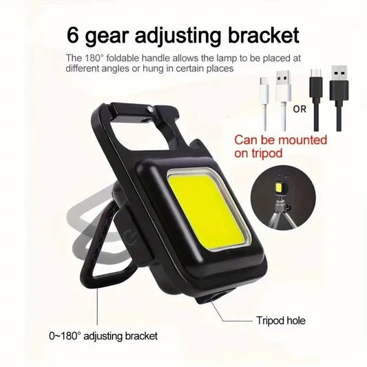 COB Rechargeable  Keychain light